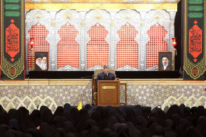 گرامی‌داشت شهدای مظلوم لبنان در محفل عزاداری بانوان حرم بانوی کرامت