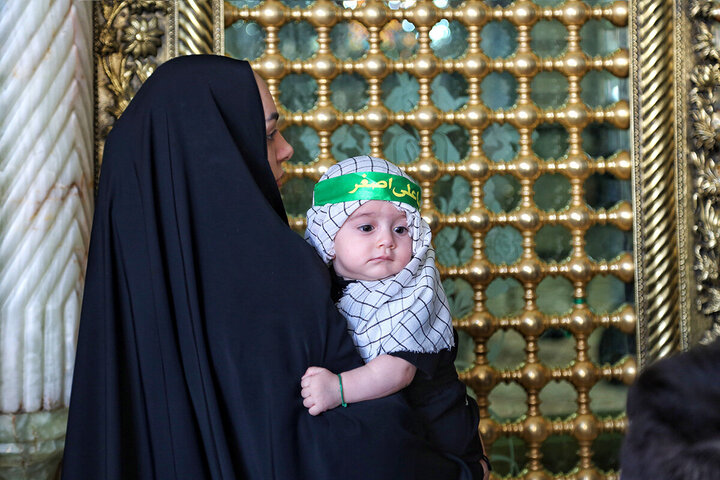 Photos/Ferveur et recueillement au rassemblement des « nourrissons de Hosseini » au sanctuaire de Fatima Masoumeh (PSL)