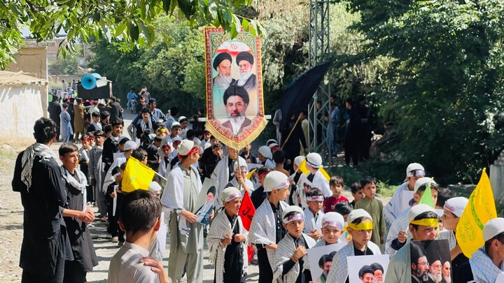 تصاویر/ برگزاری آیین گرامی‌داشت روز جهانی حضرت علی‌اصغر(ع) با راهپیمایی و مجلس عزاداری در پاراچنار