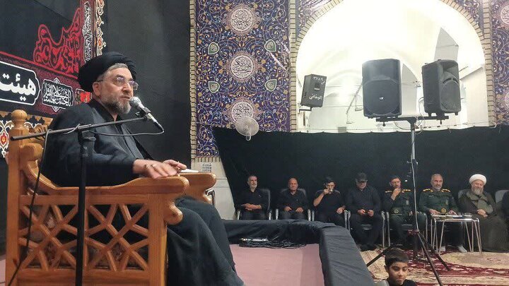 تصاویر/ حضور امام جمعه آران و بیدگل درجمع عزاداران حسینی
