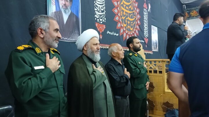 تصاویر/ حضور امام جمعه آران و بیدگل درجمع عزاداران حسینی
