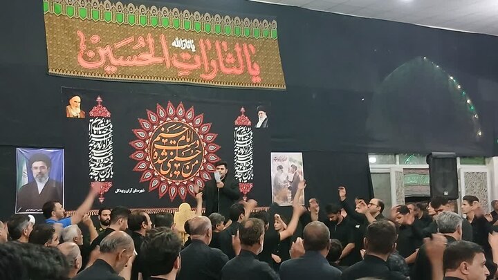 تصاویر/ حضور امام جمعه آران و بیدگل درجمع عزاداران حسینی
