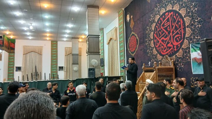 تصاویر/ حضور امام جمعه آران و بیدگل درجمع عزاداران حسینی