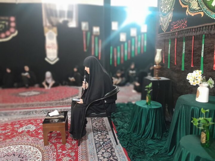 تصاویر/مراسم عزاداری دهه محرم در مدارس علمیه خواهران لرستان