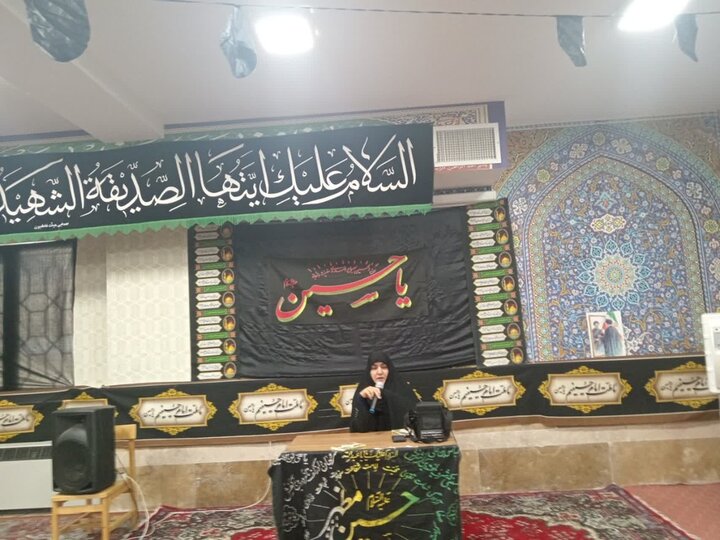 تصاویر/مراسم عزاداری دهه محرم در مدارس علمیه خواهران لرستان