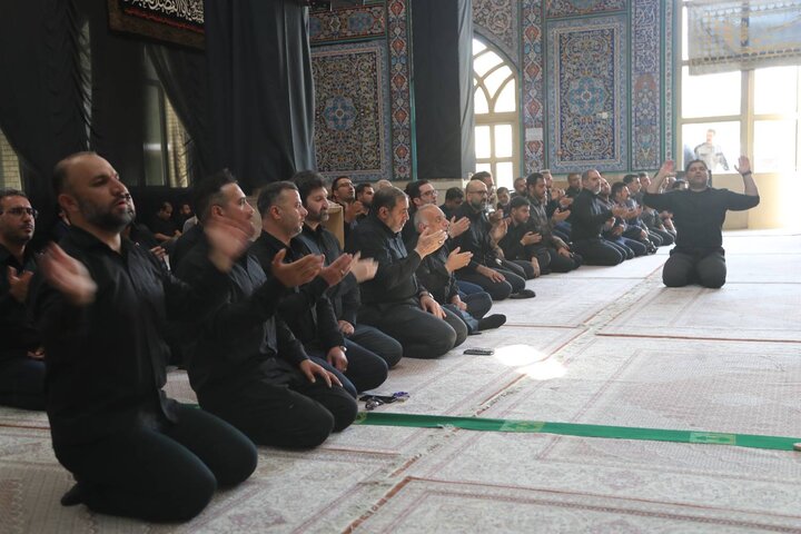 تصاویر/ آیین سوگواری حضرت اباعبدالله الحسین(ع) در موزه ملی انقلاب اسلامی و دفاع مقدس