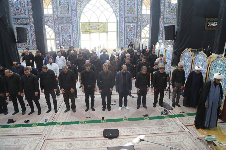 تصاویر/ آیین سوگواری حضرت اباعبدالله الحسین(ع) در موزه ملی انقلاب اسلامی و دفاع مقدس