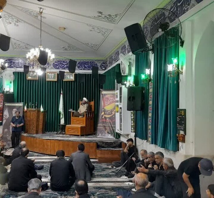 تصاویر/  عزای حسینی در بقعه متبرکه امامزاده ابراهیم (ع) شهرستان آمل