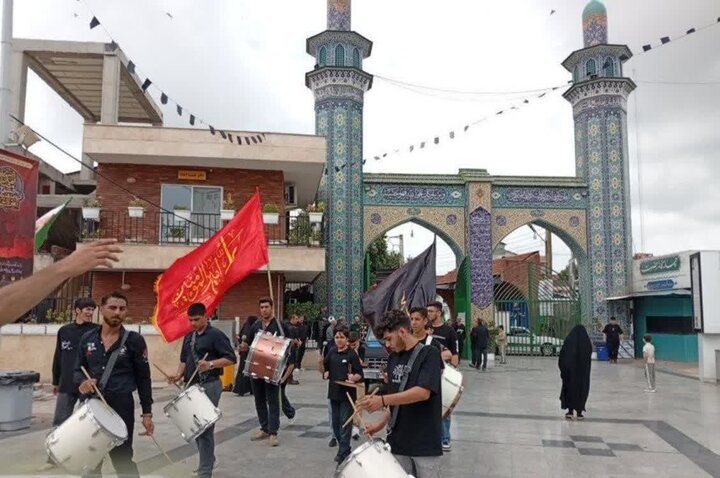 تصاویر/  عزای حسینی در بقعه متبرکه امامزاده ابراهیم (ع) شهرستان آمل