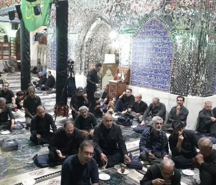 تصاویر/  عزای حسینی در بقعه متبرکه امامزاده ابراهیم (ع) شهرستان آمل