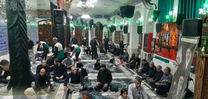 تصاویر/  عزای حسینی در بقعه متبرکه امامزاده ابراهیم (ع) شهرستان آمل