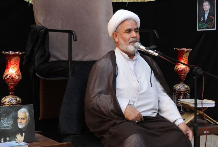 تصاویر/ هفتمین روز مجلس عزاداری محرم حوزه علمیه استان یزد برگزار شد