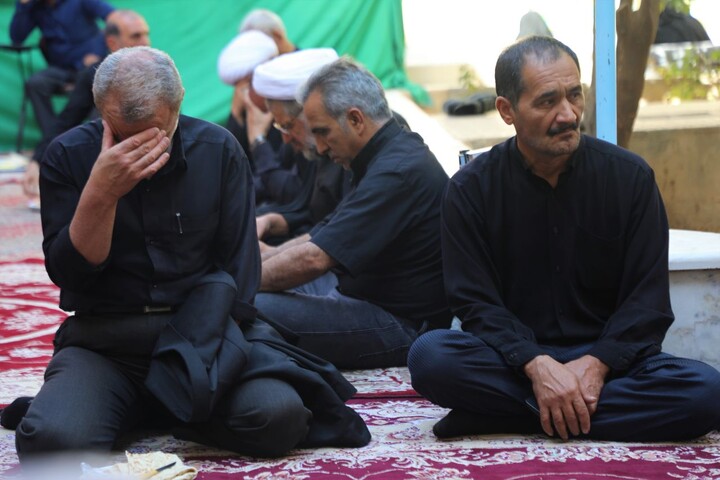 تصاویر/ هفتمین روز مجلس عزاداری محرم حوزه علمیه استان یزد برگزار شد