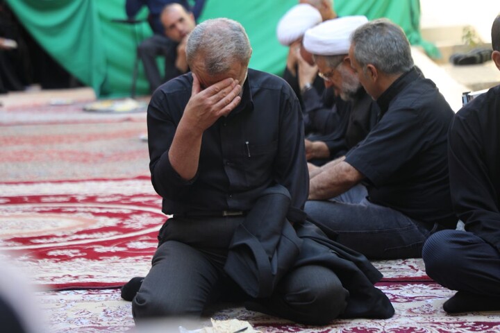 تصاویر/ هفتمین روز مجلس عزاداری محرم حوزه علمیه استان یزد برگزار شد