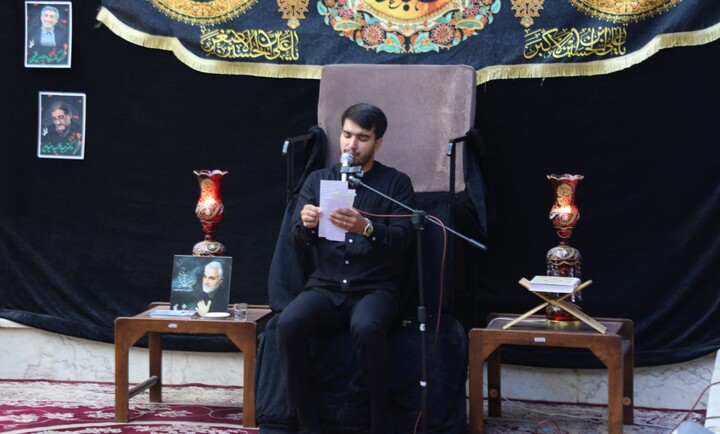 تصاویر/ هفتمین روز مجلس عزاداری محرم حوزه علمیه استان یزد برگزار شد
