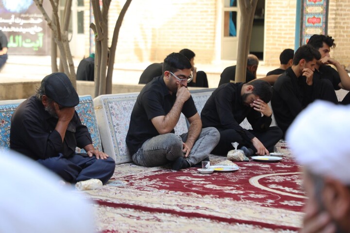 تصاویر/ هفتمین روز مجلس عزاداری محرم حوزه علمیه استان یزد برگزار شد