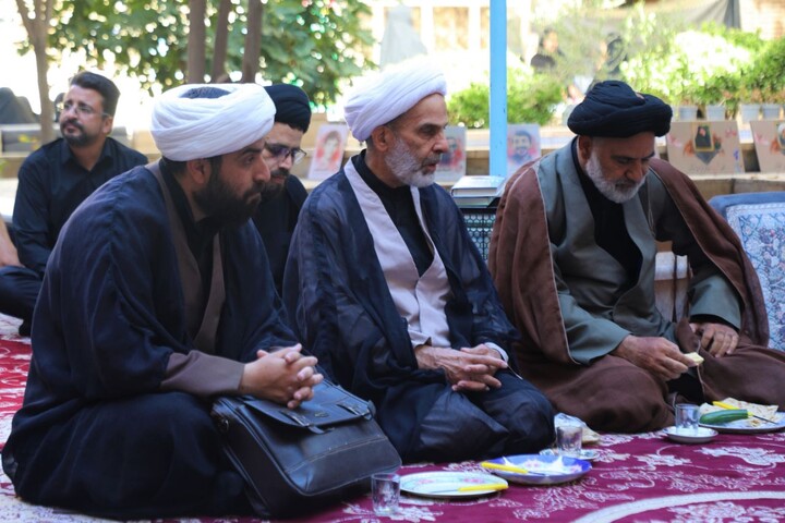 تصاویر/ هفتمین روز مجلس عزاداری محرم حوزه علمیه استان یزد برگزار شد