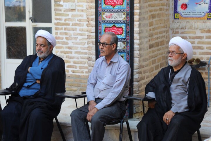 تصاویر/ هفتمین روز مجلس عزاداری محرم حوزه علمیه استان یزد برگزار شد