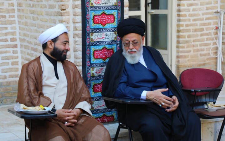 تصاویر/ هفتمین روز مجلس عزاداری محرم حوزه علمیه استان یزد برگزار شد