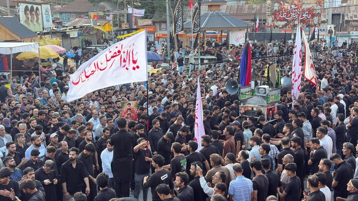 چھٹی محرم: جموں و کشمیر بھر میں جلوس ہائے عزا، ہزاروں عزاداروں کی شرکت