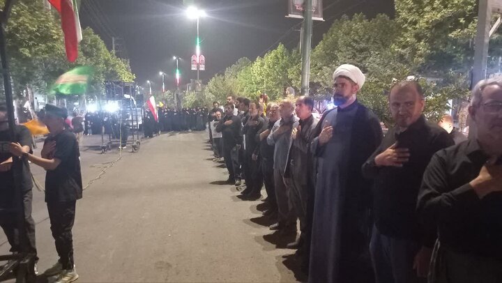 تصاویر/ مراسم عزای حسینی در کامیاران