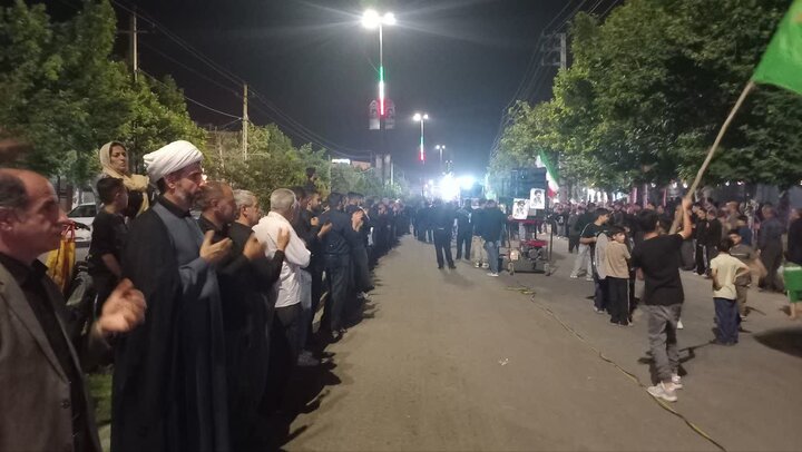 تصاویر/ مراسم عزای حسینی در کامیاران