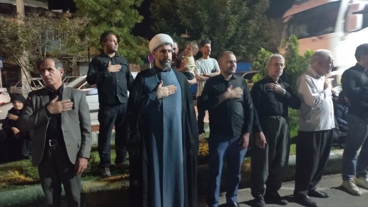 تصاویر/ مراسم عزای حسینی در کامیاران