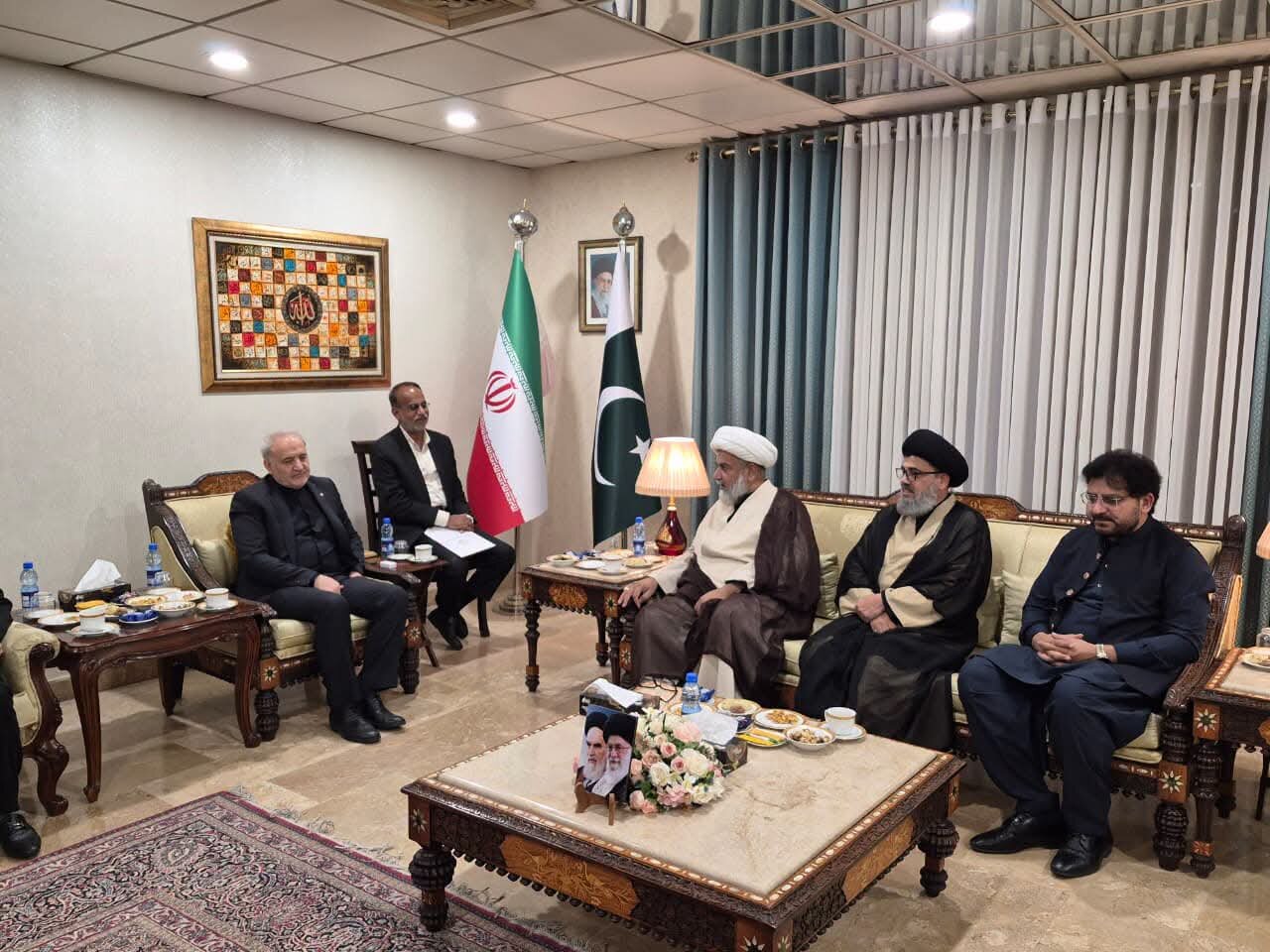 علامہ راجہ ناصر عباس جعفری کی قیادت میں وفد کی ایرانی سفیر سے ملاقات؛ تشییع رہبرِ معظم سمیت اہم امور پر تبادلہ خیال