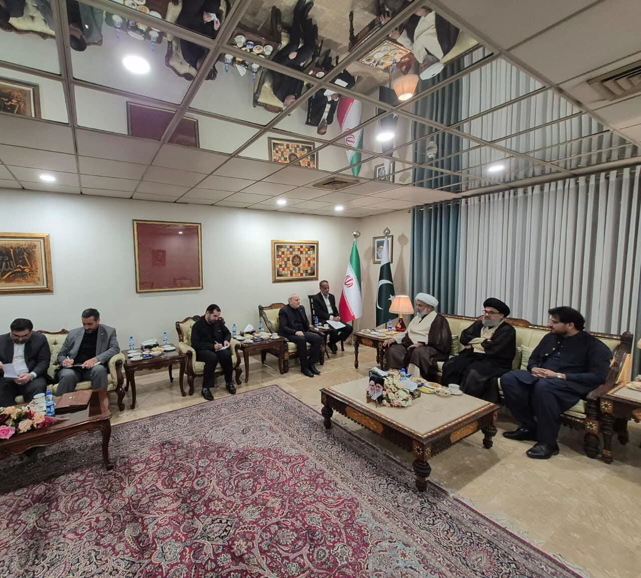 دیدار رئیس مجلس وحدت مسلمین پاکستان با سفیر ایران در پاکستان