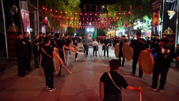 فیلم |  راهپیمایی و اقامه عزای شب هفتم محرم در فامنین