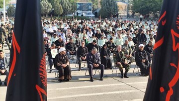 تصاویر/ مراسم عزاداری در ستاد فرماندهی انتظامی لرستان