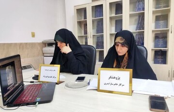 دفاع از پایان‌نامه سطح سه مشاوره خانواده با رویکرد اسلامی در مدرسه علمیه خواهران جامعة‌النور شیراز