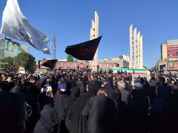 تصاویر / جوشش عشق حسینی در یوم‌العباس زنجان