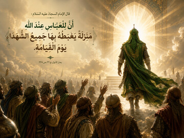 Rang de Hazrat Abbâs (as) au Jour de la Résurrection