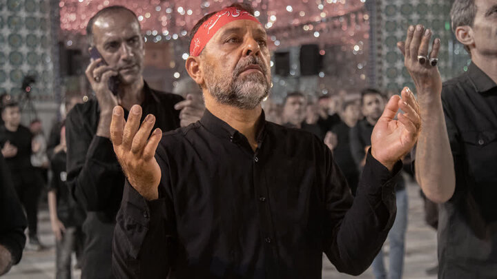 تصاویر/ برگزاری آیین سوگواری هیئات مذهبی آران وبیدگل در آستان حضرت محمد هلال بن علی(ع)