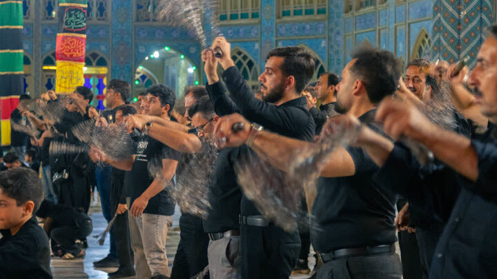 تصاویر/ برگزاری آیین سوگواری هیئات مذهبی آران وبیدگل در نجف ایران