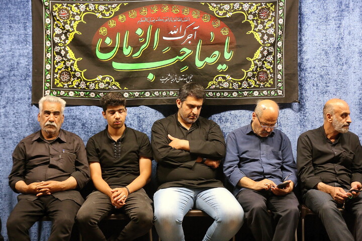 تصاویر/ مراسم عزاداری شب هشتم محرم‌الحرام در دفتر آیت الله فقیهی