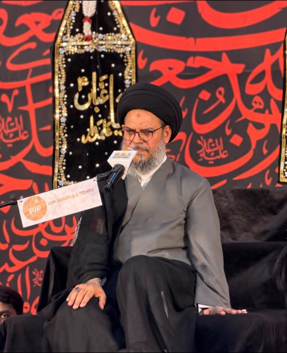 تصاویر/ برگزاری ششمین مجلس دهه نخست محرم در امام‌بارگاه شهدای کربلا کراچی