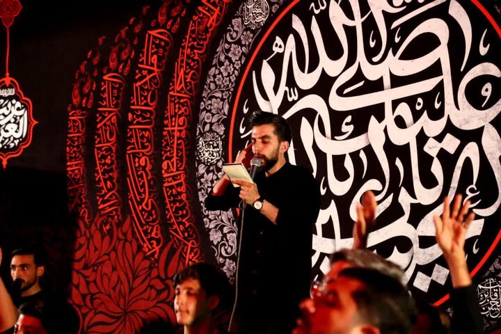 تصاویر/ مراسم سوگواری شب هشتم محرم در هیئت «حسین جان» ارومیه