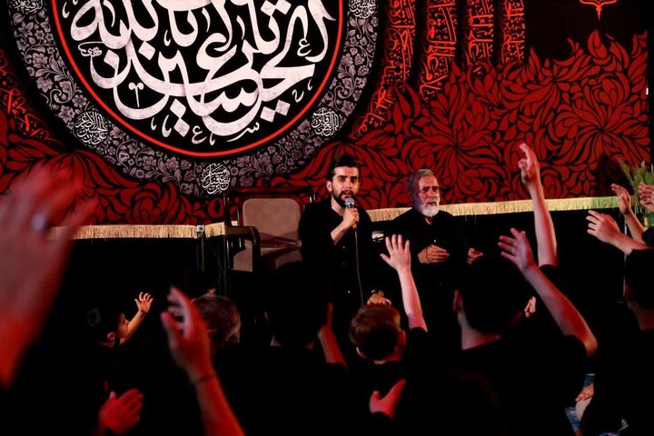 تصاویر/ مراسم سوگواری شب هشتم محرم در هیئت «حسین جان» ارومیه