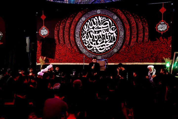 تصاویر/ مراسم سوگواری شب هشتم محرم در هیئت «حسین جان» ارومیه