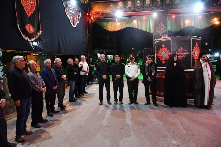 تصاویر/ حضور امام جمعه شهرستان ماکو در آیین عزاداری هیئات مذهبی