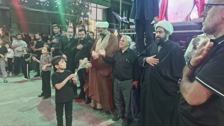 تصاویر/ مراسم سوگواری شب هشتم محرم در پلدشت