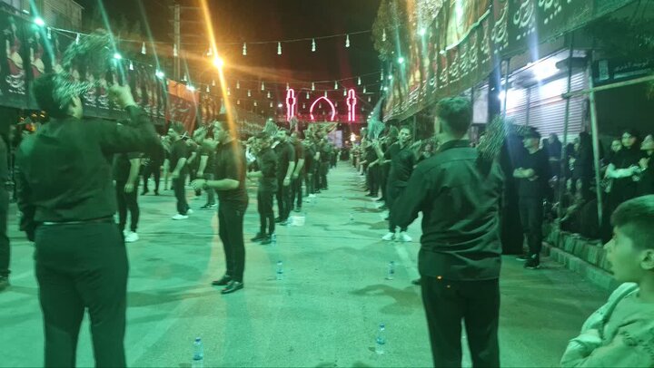 تصاویر/ مراسم سوگواری شب هشتم محرم در پلدشت