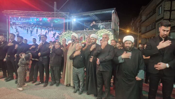 تصاویر/ مراسم سوگواری شب هشتم محرم در پلدشت