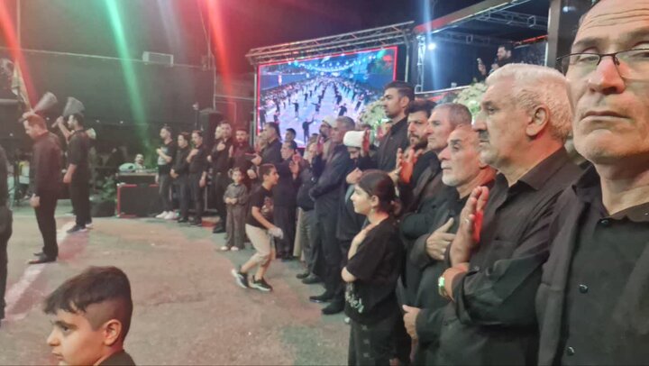تصاویر/ مراسم سوگواری شب هشتم محرم در پلدشت