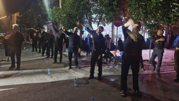 تصاویر/ مراسم سوگواری شب هشتم محرم در پلدشت