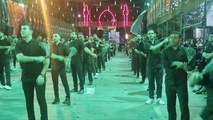 تصاویر/ مراسم سوگواری شب هشتم محرم در پلدشت