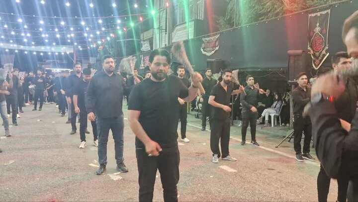 تصاویر/ مراسم سوگواری شب هشتم محرم در پلدشت