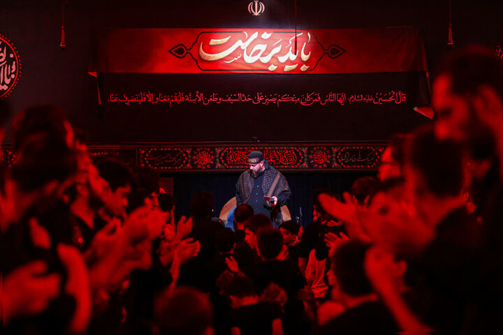 تصاویر/ شب هفتم محرم هیئت ضد صهیونیستی انصارولایت دارالعباده یزد